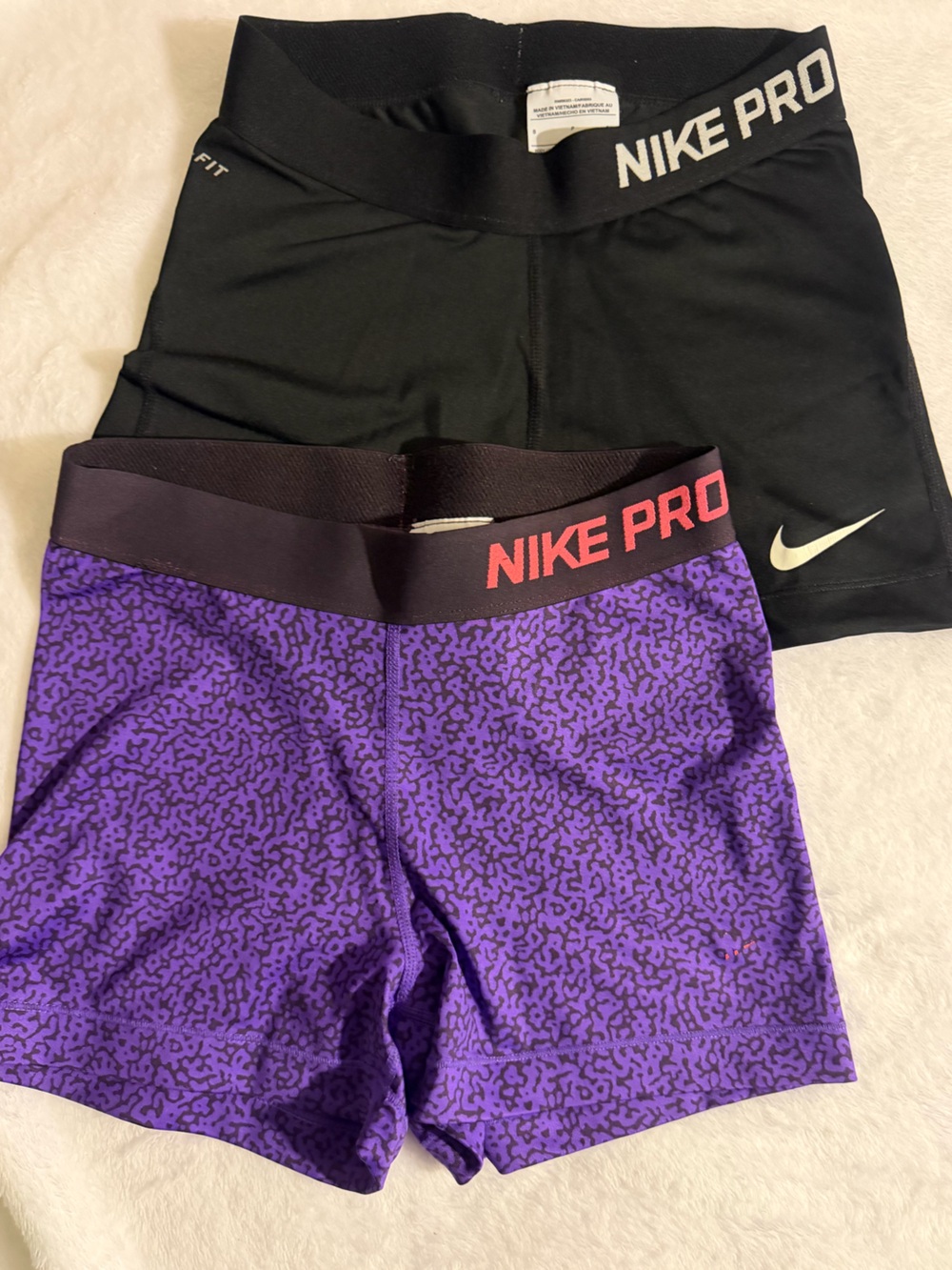 Nike Pro bike shorts, bundle of 2.
